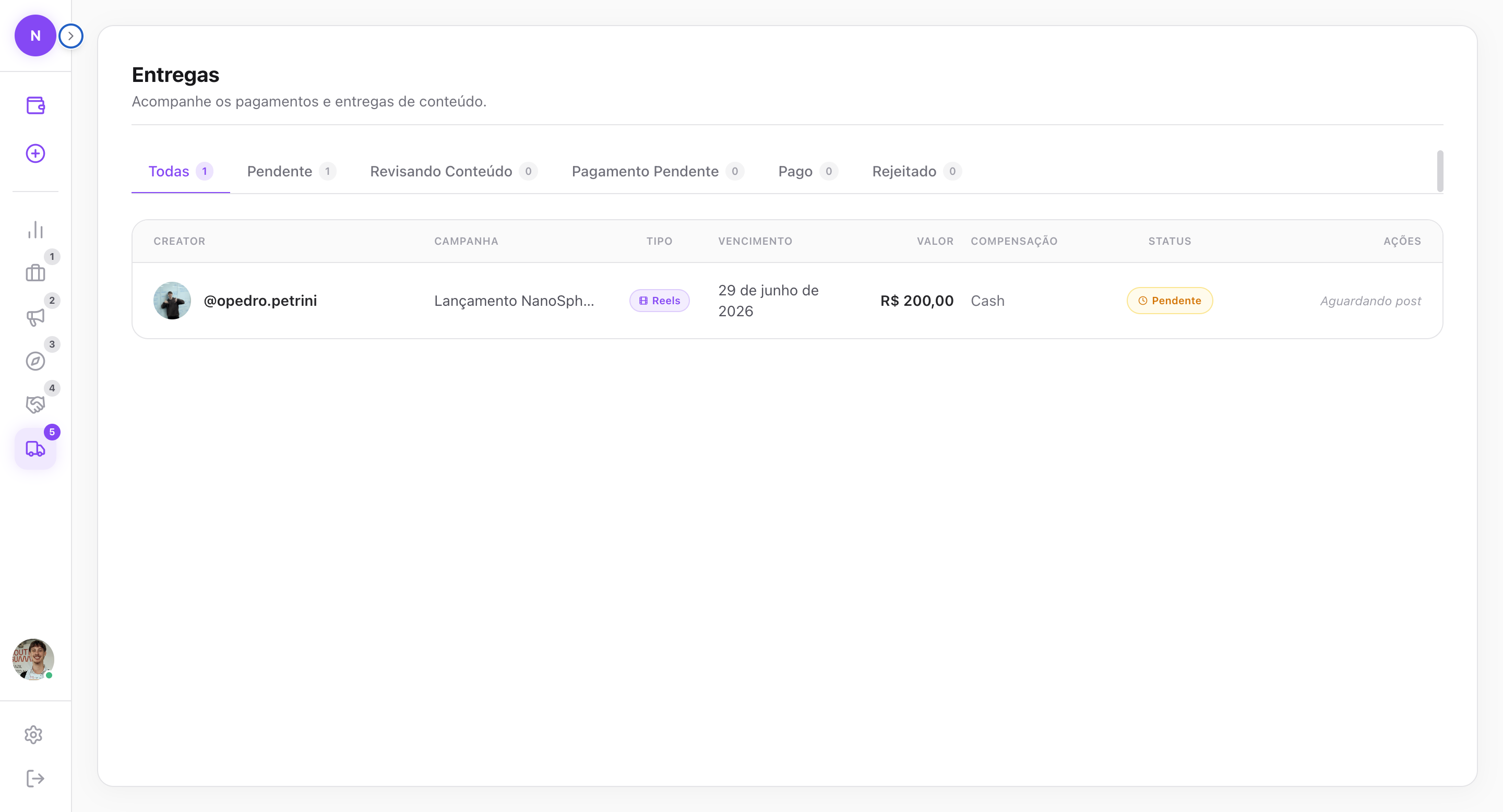 Deixe nosso sistema te mostrar quem precisa entregar